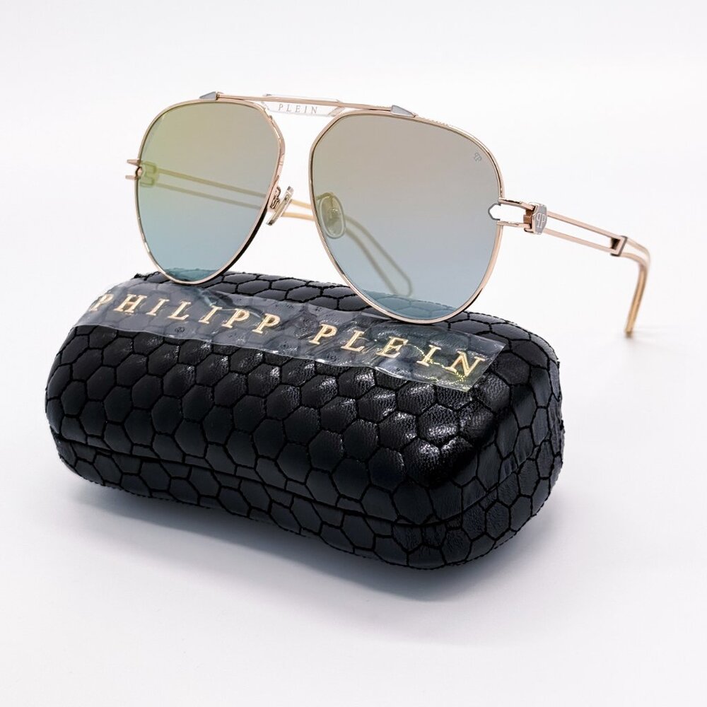 NEW  PHILIPP PLEIN SEVENTIES SPP048M 033M MEN SUNGLASSES PHILIPP PLEIN